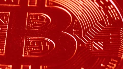 Crypto currency, bitcoin. BTC, Bit Coin. Stock Footage 106545732