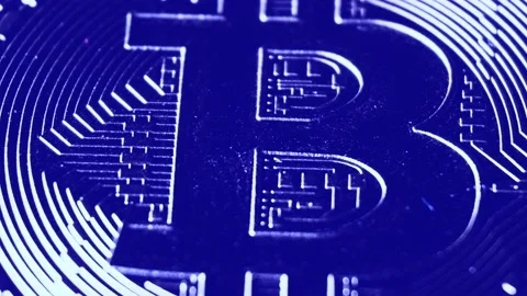 Crypto currency, bitcoin. BTC, Bit Coin. Stock Footage 106546637