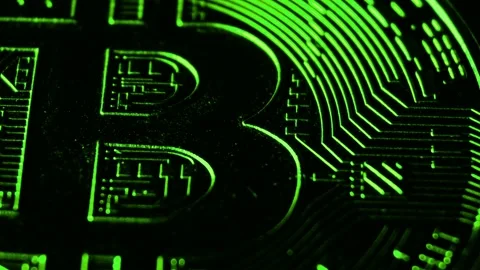 Crypto currency, bitcoin. BTC, Bit Coin. Stock Footage 106548720