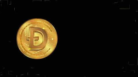 Crypto currency, bitcoin. BTC, Bit Coin. Blockchain technology. Background Stock Footage 223671344