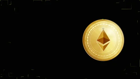 Crypto currency, bitcoin. BTC, Bit Coin. Blockchain technology. Background Stock Footage 223671449