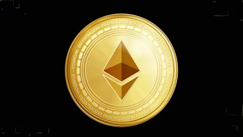 Crypto currency, bitcoin. BTC, Bit Coin. Blockchain technology. Background Stock Footage 223671726