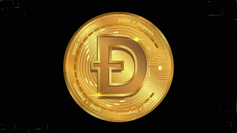 Crypto currency, bitcoin. BTC, Bit Coin. Blockchain technology. Background Stock Footage 223672019