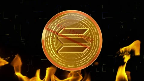 Crypto currency, bitcoin. BTC, Bit Coin. Blockchain technology. Background Stock Footage 223819717