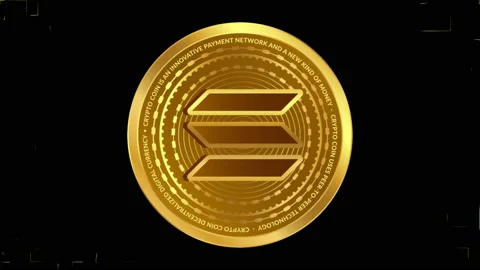 Crypto currency, bitcoin. BTC, Bit Coin. Blockchain technology. Background Stock Footage 223820064