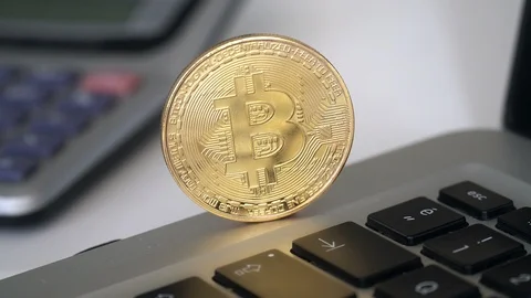 Crypto Currency Bitcoin Stock Footage 119249983