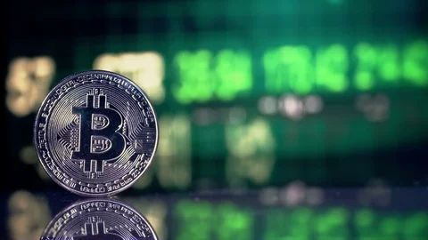 Crypto Currency Bitcoin Stock Footage 119250540