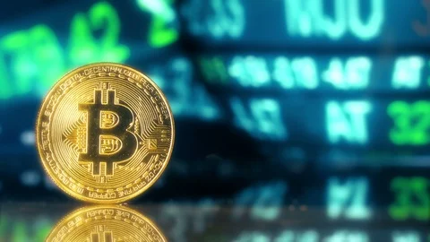 Crypto Currency Bitcoin Stock Footage 119251029