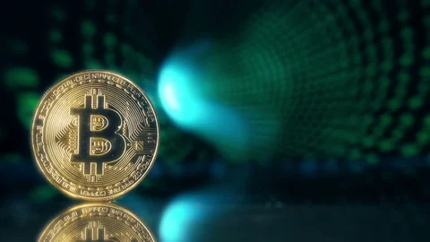 Crypto Currency Bitcoin Video stock 119251587
