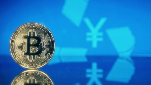 Crypto Currency Bitcoin Stock Footage 119252720
