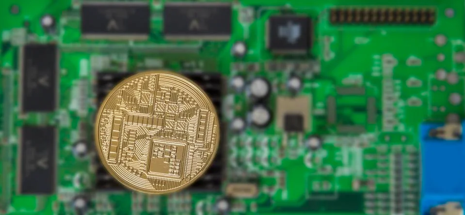 Crypto currency Stock Photos
