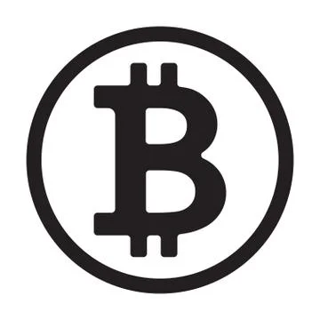 Crypto currency symbol. Vector illustration. Stock Illustration