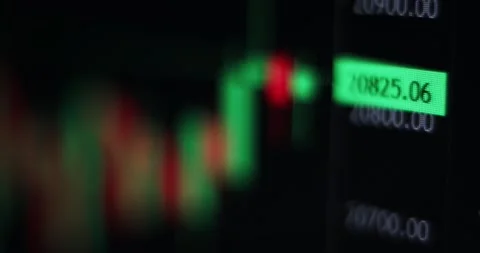 Crypto currency. Trading on the crypto exchange. Stock Footage 172375285