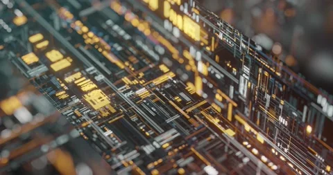 Crypto data mining on blockchain technology. Stock Footage 155211799