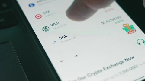 Crypto data on a mobile phone screen. Cryptocurrency concept. Market pricing Stock Footage 250100885