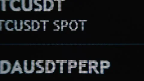 Crypto macro shot 4k Video stock 244548676