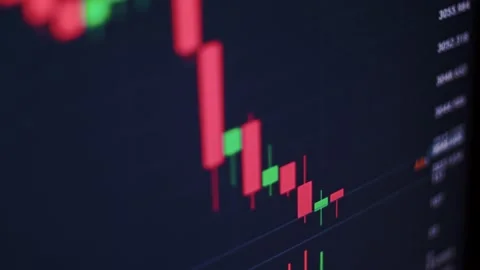 Crypto Market Chart Stock Footage 170022729