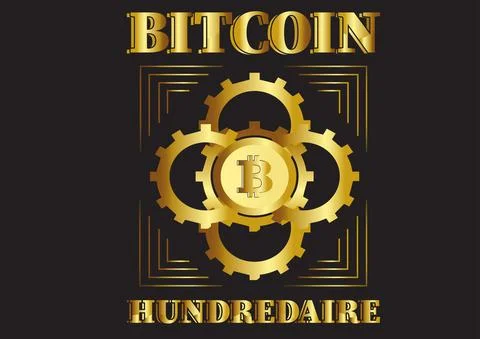Crypto Millionaire Illustration Stock Illustration