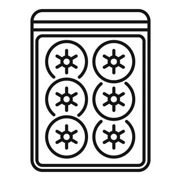 Crypto mining farm generating cryptocurrency using computer server racks Stockillustratie