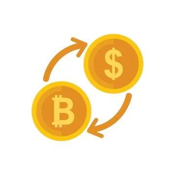 Crypto money icon flat vector. Digital finance Ilustración de archivo