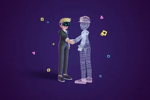 Crypto is rolling in to rocket. 3D, Render, illustration Stock Illustration