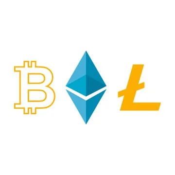 Crypto sign set イラスト素材