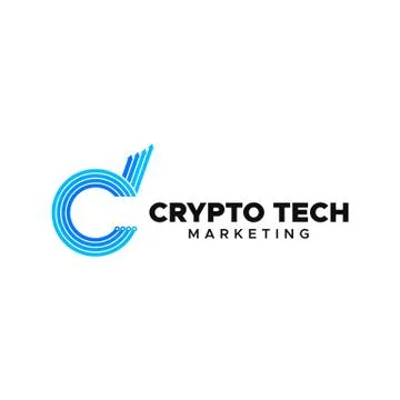 Crypto tech marketing sales Illustrazione stock