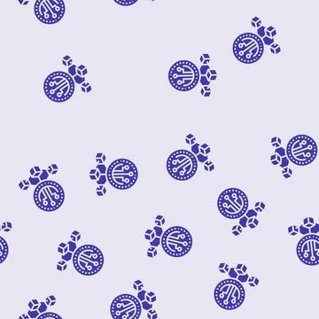 Crypto token decentralized application glyph seamless pattern Ilustración de archivo