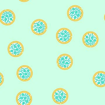 Crypto token decentralized application vector seamless pattern Stock Illustration