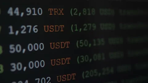 Crypto Transactions On Whale Watch Stock Footage 220384441