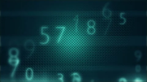 Crypto virtual data digit code security science video loop Stock Footage 142320082