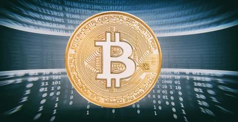 Cryptocurrencies or bitcoin concept Stock Photos