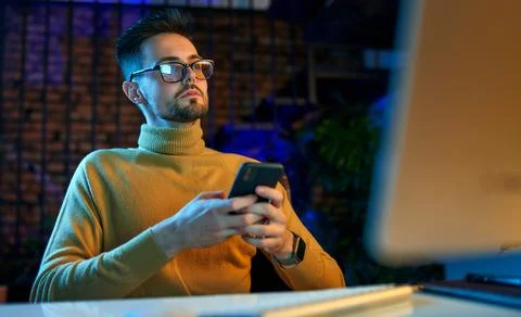 Cryptocurrency and business Stock Photos