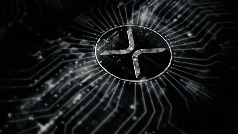 Cryptocurrency and Encryption Technology Background Stock Footage 282341357