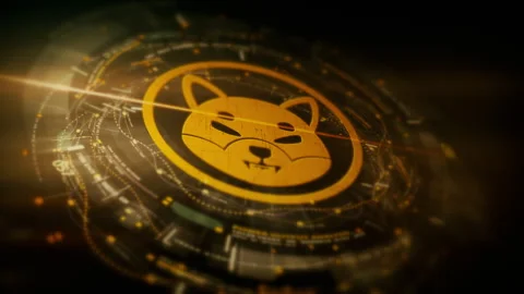 Cryptocurrency and Encryption Technology Background Stock Footage 282883414