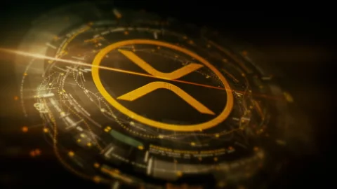 Cryptocurrency and Encryption Technology Background Stock Footage 282883422