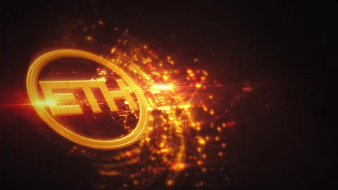 Cryptocurrency and Encryption Technology Background Stock Footage 307916144