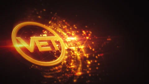 Cryptocurrency and Encryption Technology Background Stock Footage 307921362