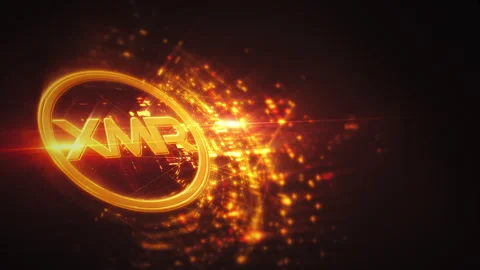 Cryptocurrency and Encryption Technology Background Stock Footage 307921629