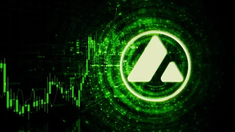 Cryptocurrency and Encryption Technology Background Video stock 308062766