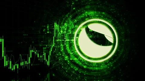Cryptocurrency and Encryption Technology Background Stock Footage 308064871