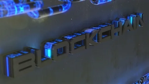 Cryptocurrency background concept 4K Video stock 86000236