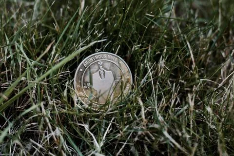 Cryptocurrency bitcoin coin Stock Photos