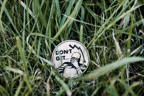 Cryptocurrency bitcoin coin Stock Photos