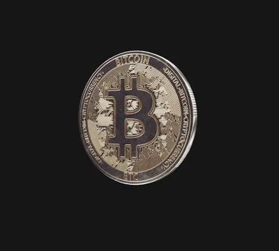 Cryptocurrency Bitcoin Coin Stock-Fotos