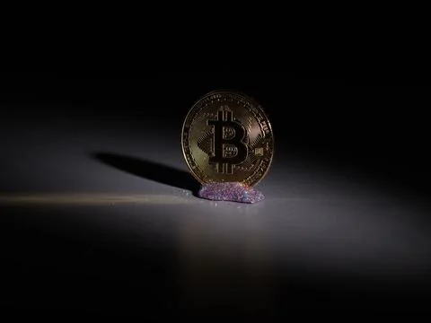 Cryptocurrency bitcoin Stock Photos