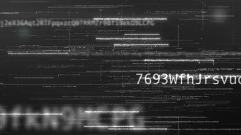 Cryptocurrency Blockchain Simulation Stock Footage 157704344