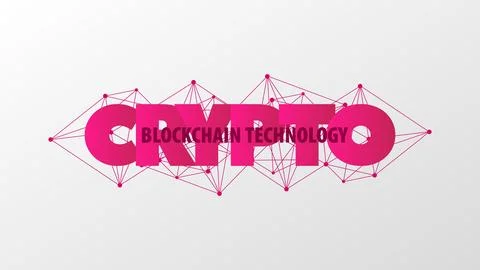 Cryptocurrency, blockchain technology.  Virtual money for business イラスト素材