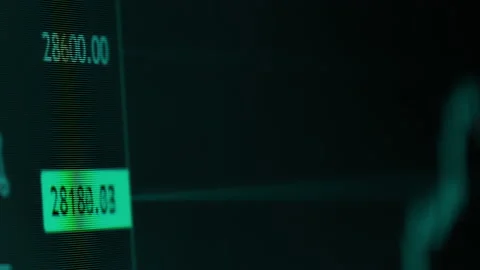 Cryptocurrency Chart Online Video stock 237514954