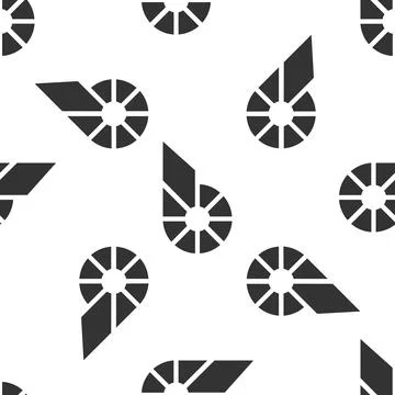 Cryptocurrency coin Bitshares BTS icon seamless pattern on white background Stock Illustration